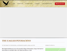 Tablet Screenshot of eaglespenmachno.co.uk